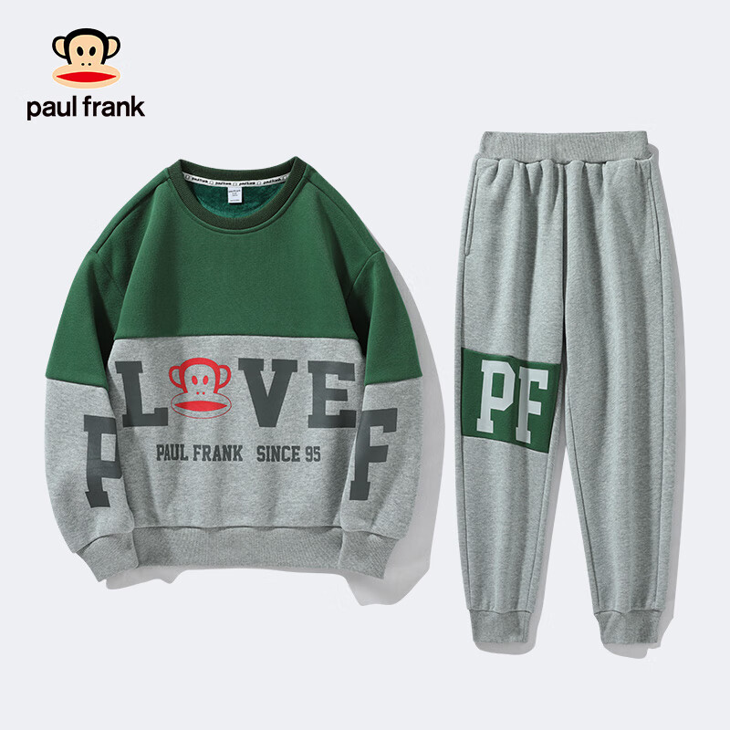 ����paul frank��ͯװ��ͯ������װ2025���������ʱ�ů�����˶��д�ͯʱ�к����װ 302B��ɫ 110 54.9Ԫ