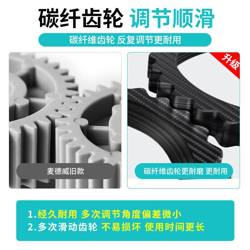 麦德威(medwe)医用膝关节固定支具可调支架器盖髌骨骨折半月板交叉韧带术后护具 医用碳纤维款【通用型】+气囊【MD177-13】 24h发货【医用同款】送货上门