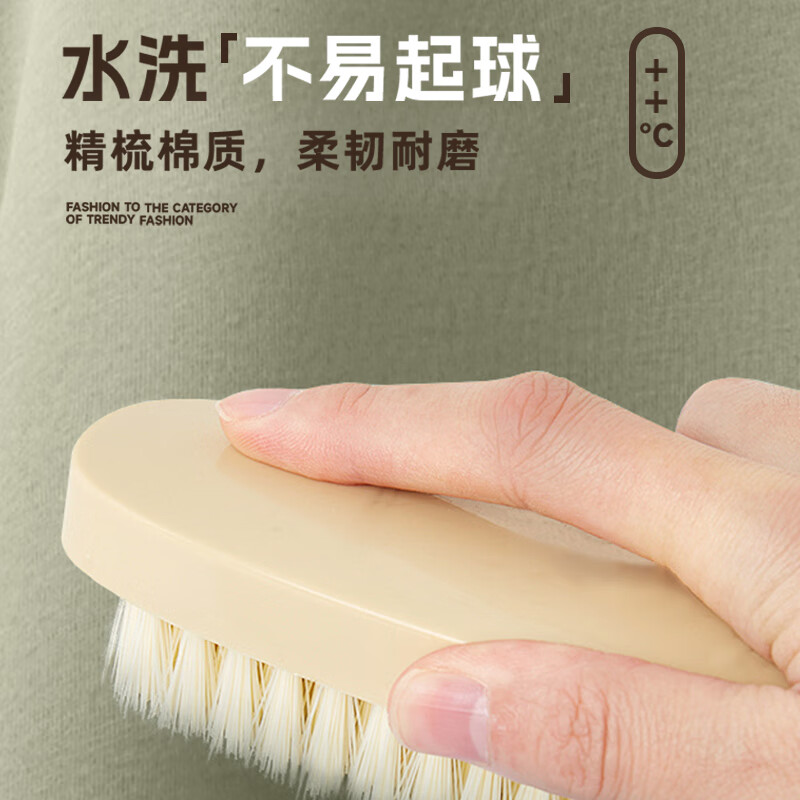 真维斯(Jeanswest)男士加绒连帽开衫卫衣 花灰 L