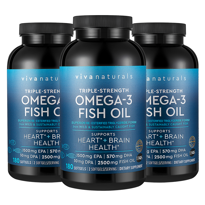 Viva Naturals �����Omega3��DPA����EPA������ 180��*3ƿ 1179Ԫ