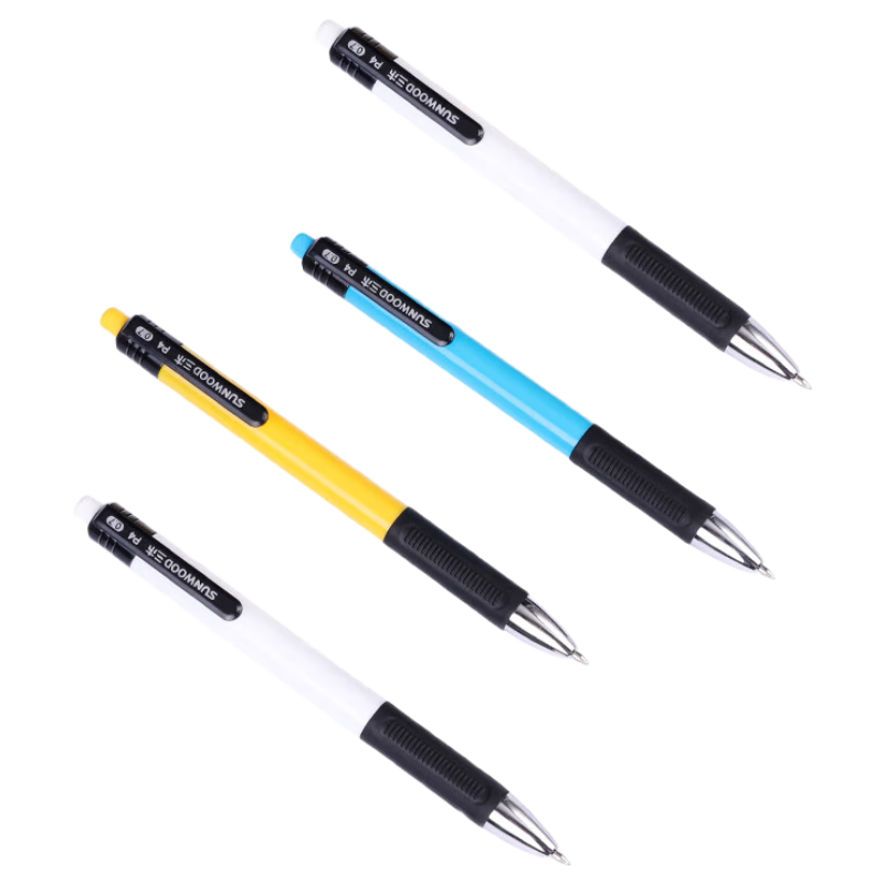 三木(SUNWOOD) 36支0.7mm四色筆桿按動(dòng)圓珠筆/原子筆 P4-36