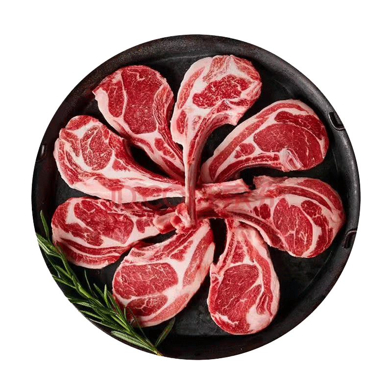 归冬 宁夏滩羊肉 原切单肋法式羊排 战斧肋排 烧烤食材 法式羊排12支