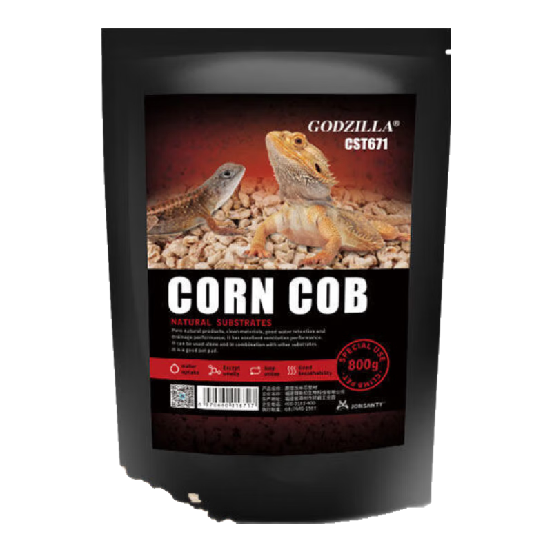 宠尚天（Jonsanty）爬宠玉米芯垫材粟米沙爬虫箱守宫蜥蜴刺猬除臭造景仓鼠垫料 玉米芯垫材(800g)