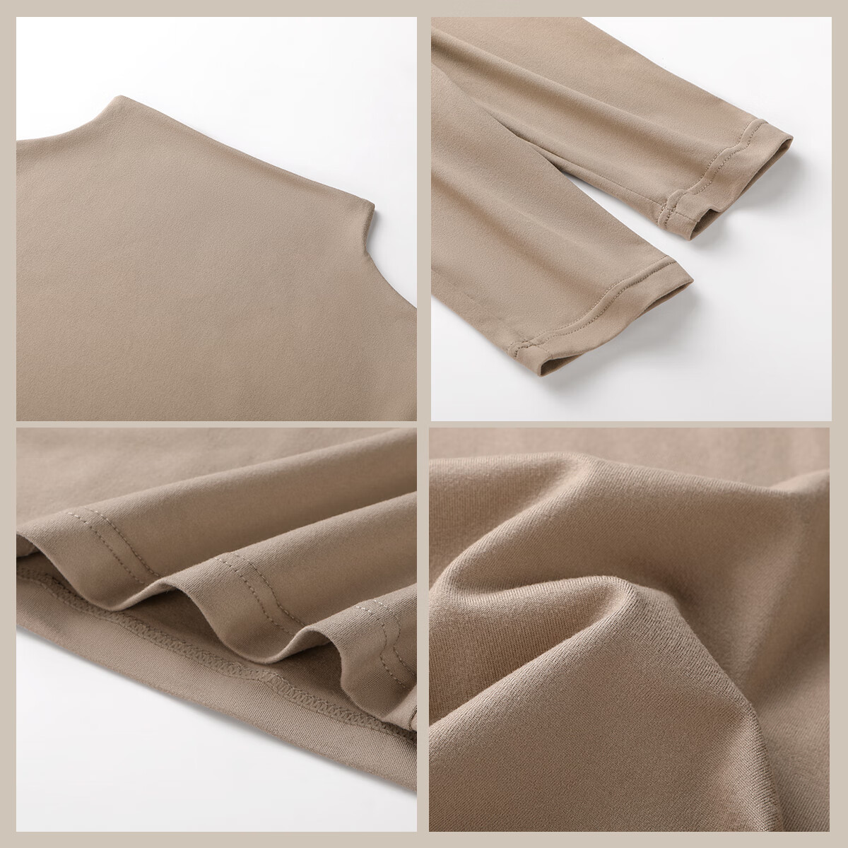 润微【燕窝蛋白润肤香氛肌底衣】秋冬半高领打底衫内搭女士保暖上衣女 米白 均码 (80-130斤可穿) 润微【燕窝蛋白润肤香氛肌底衣】秋冬半高领打底衫内搭女士保暖上衣女 米白 均码 (80-130斤可穿)