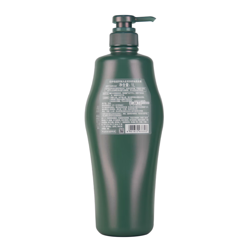 资生堂专业美发芯护理道芳氛头皮控油无硅油清爽薄荷洗发水 控油洗发1000ml 清爽控油