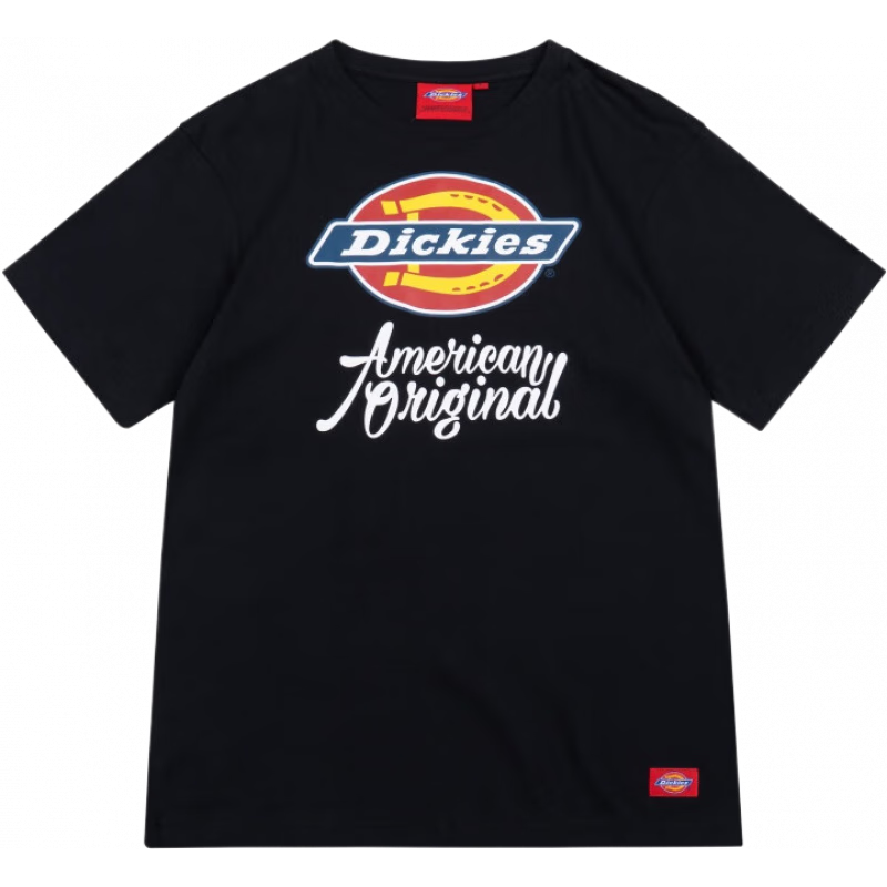Dickies ���޶���T���� ������Ůͬ�� ӡ�����аٴ�����7087 7087��ɫ ���� M 90Ԫ