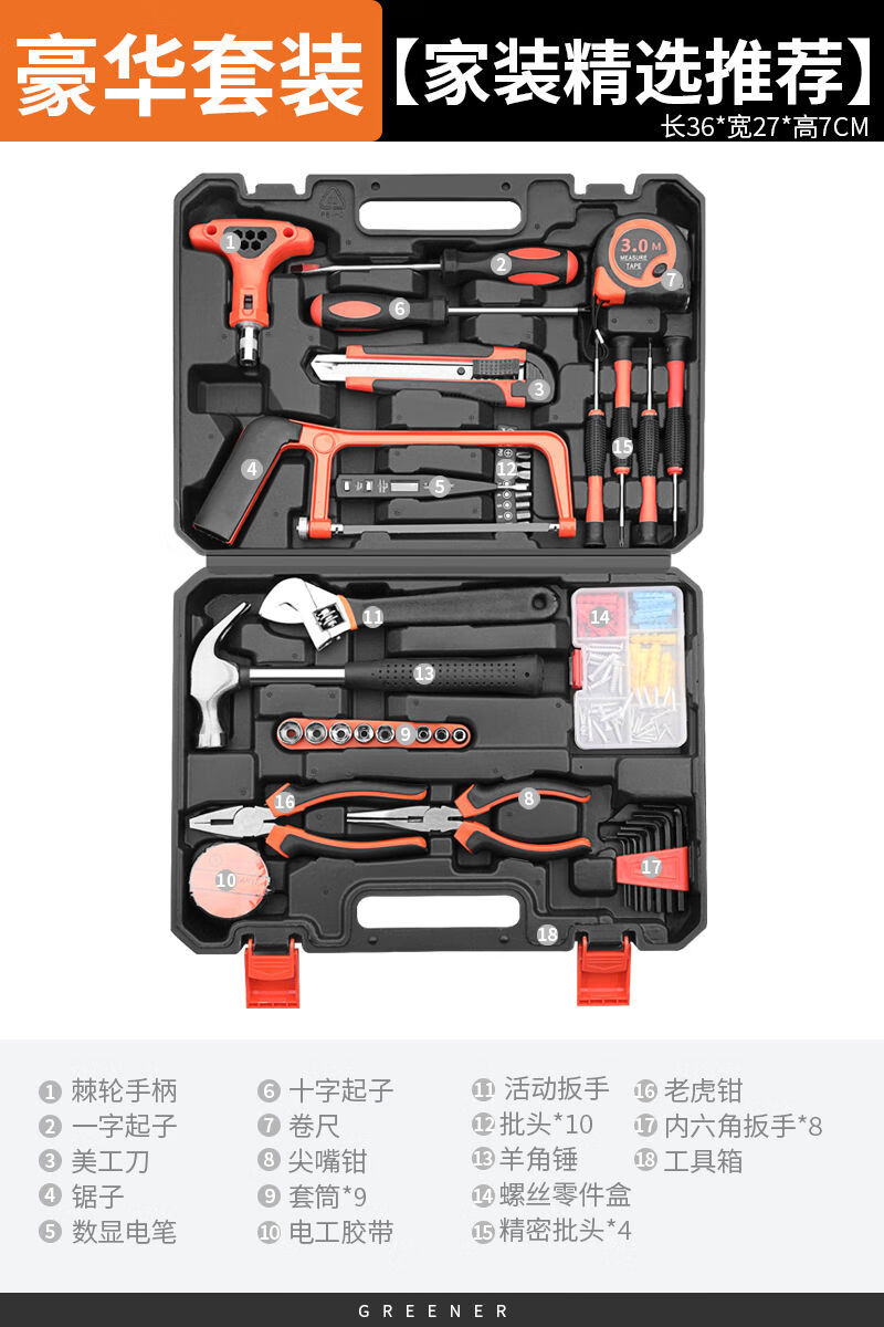 CLCEY���ֹ�������װ�������ר�ù�����ϳ����ճ�ά�޶๦�� ����������105���׼�װ��ѡ