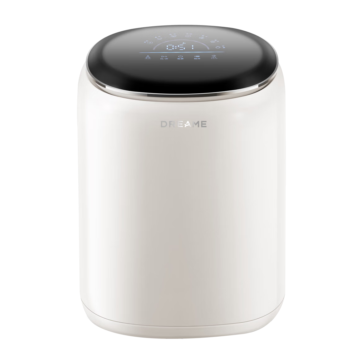 追觅小觅罐0.5kg迷你内衣洗衣机内裤袜子小型全自动洗烘一体机DWMZ5M10WACN 奶昔白｜95℃高温+银离子灭菌