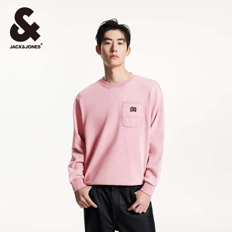 杰克·琼斯（JACK&JONES）男士卫衣合集 224433074白兰地杏 S 170