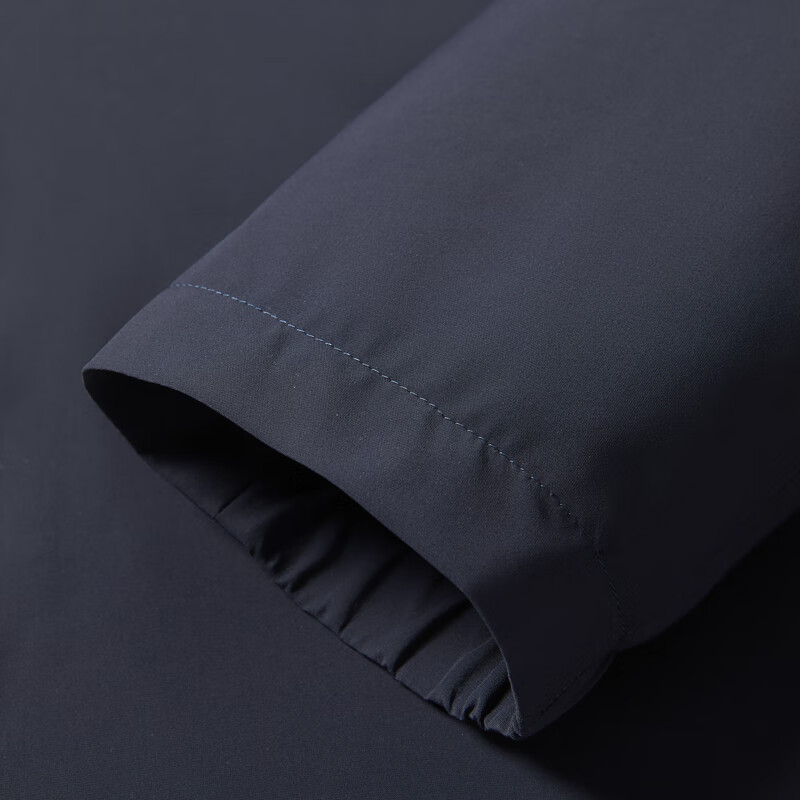 MAYOR男装秋季新品高品质面料透气弹力时尚翻领藏青单茄克 藏青 M (170/92A)