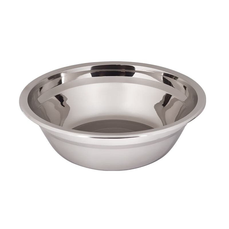 臻古朴不锈钢盆套装洗菜盆家用油盆厨房打蛋和面汤盆 28cm【单个装】