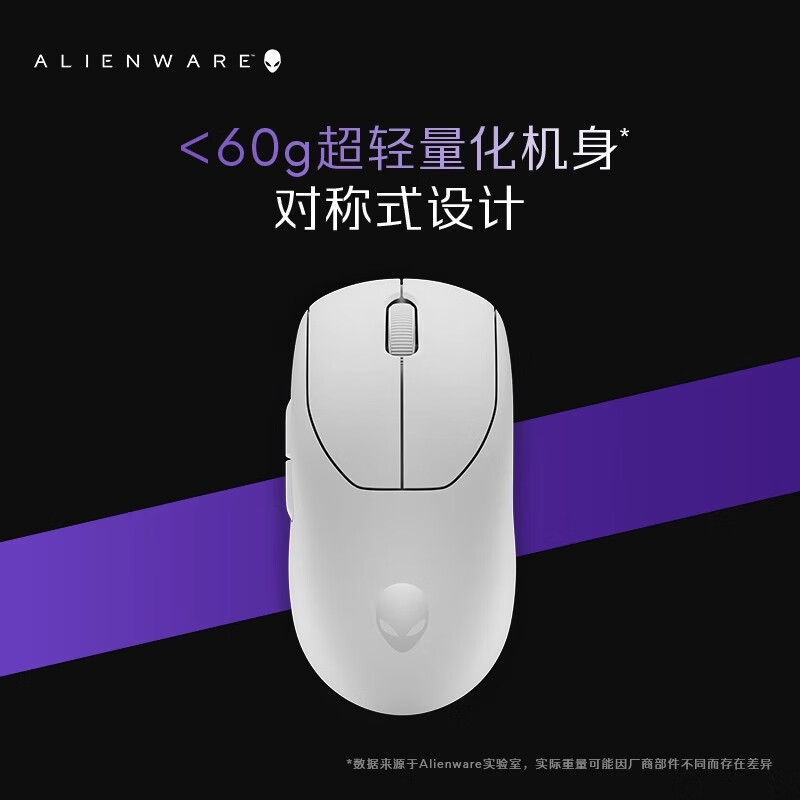 外星人（Alienware）【2024新品】ALIENWARE外星人PRO专业电竞滑鼠有线 线无线 线双模游戏 外星人PRO滑鼠黑色 官方标配