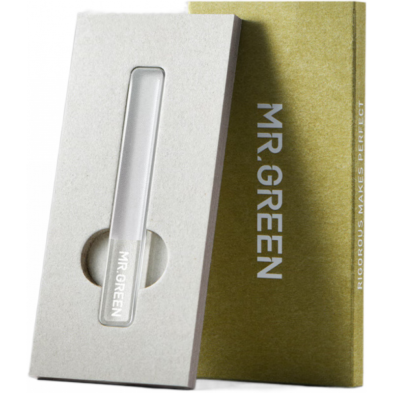 MR.GREEN德國 納米玻璃指甲銼打磨條 指甲拋光條美甲搓磨指甲工具 納米玻璃銼Mr-2166 1件