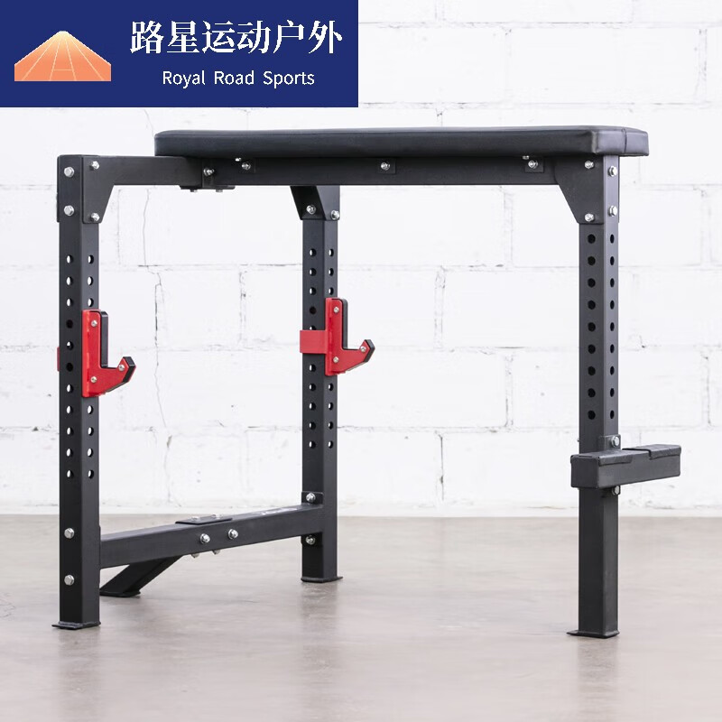 海豹拉背健身器材杠铃硬拉背部肌肉训练俯身划船高拉背部隔离运动 海豹硬拉架