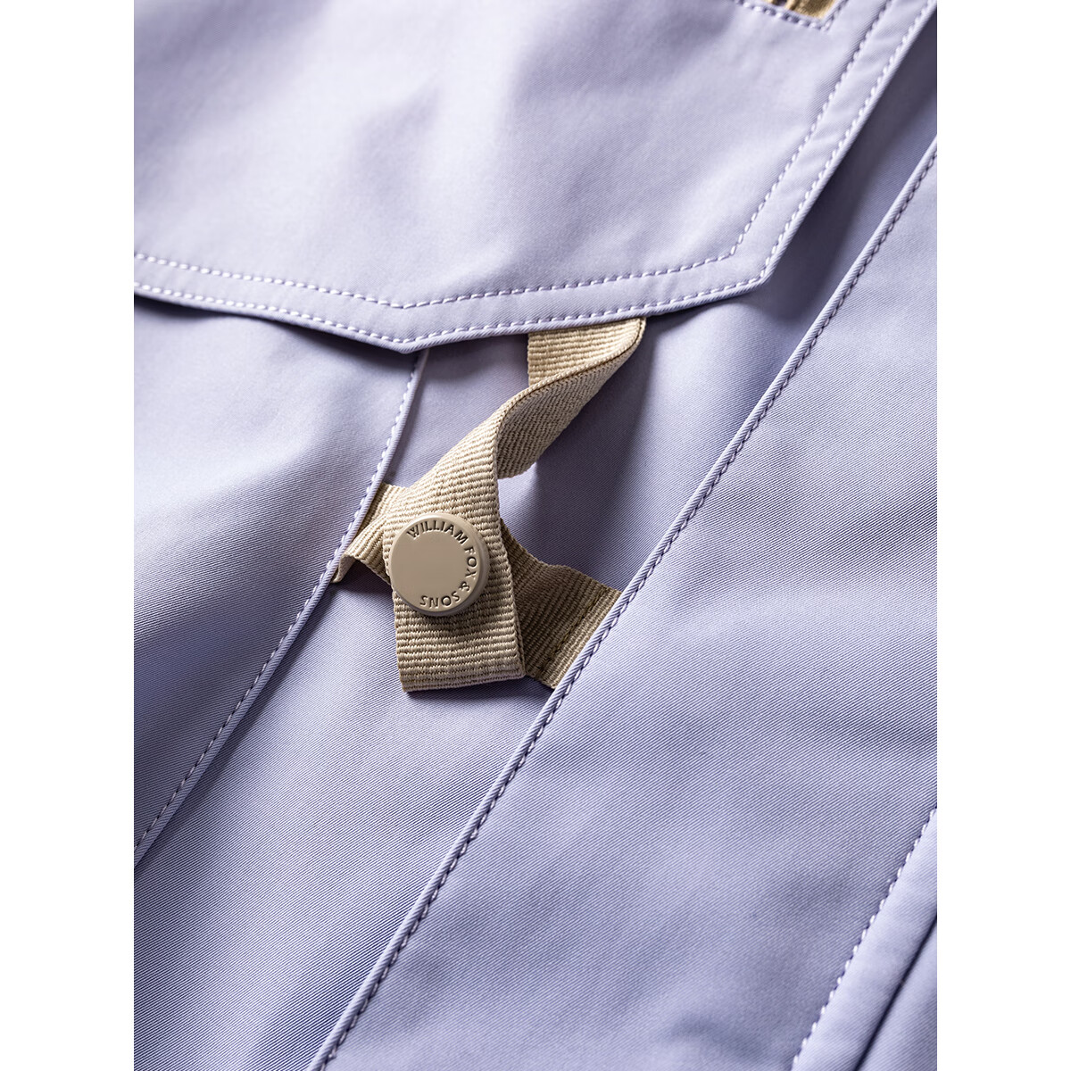 William fox&sons新型三防定制户外面料人体工学立体裁剪机能轻户外仿冲锋夹克男潮 香芋紫 L /50