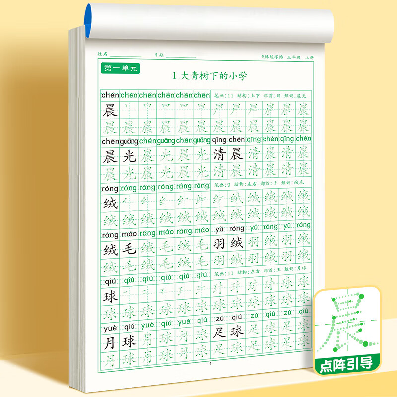 【2025新版】三年级上册同步练字帖语文人教版钢笔硬笔书法练字本正楷书笔画笔顺儿童铅笔描红练习写字每日一练楷体组词识字作文阅读理解专项训练字帖小学生专用 【2本】三上同步字帖+三下同步字帖 三年级