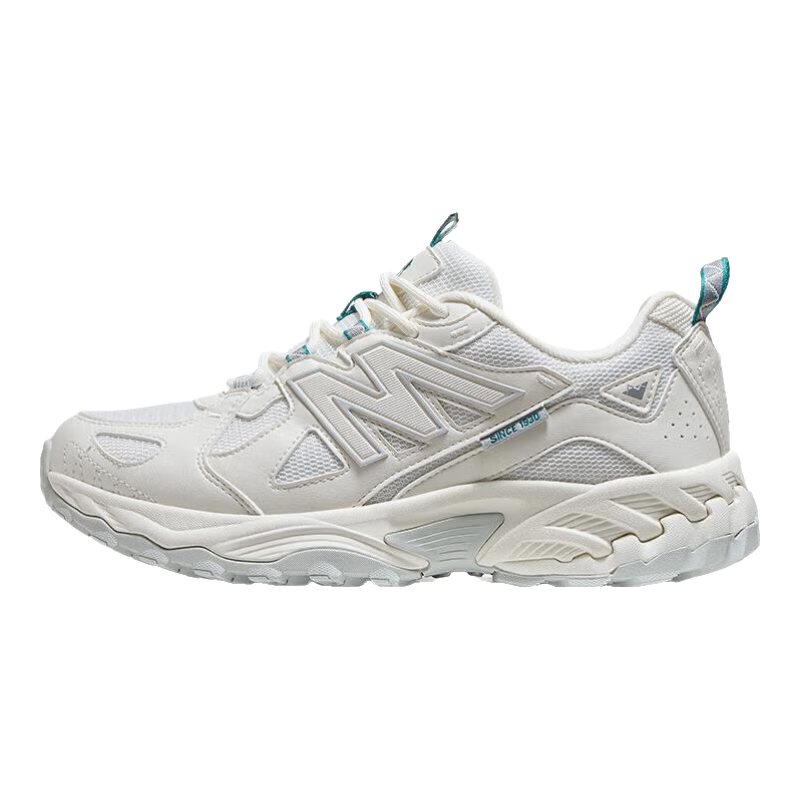 骆驼（CAMEL）光幕复古慢跑步男鞋缓震休闲女运动鞋子 7007，象牙白/荞麦灰，女 38