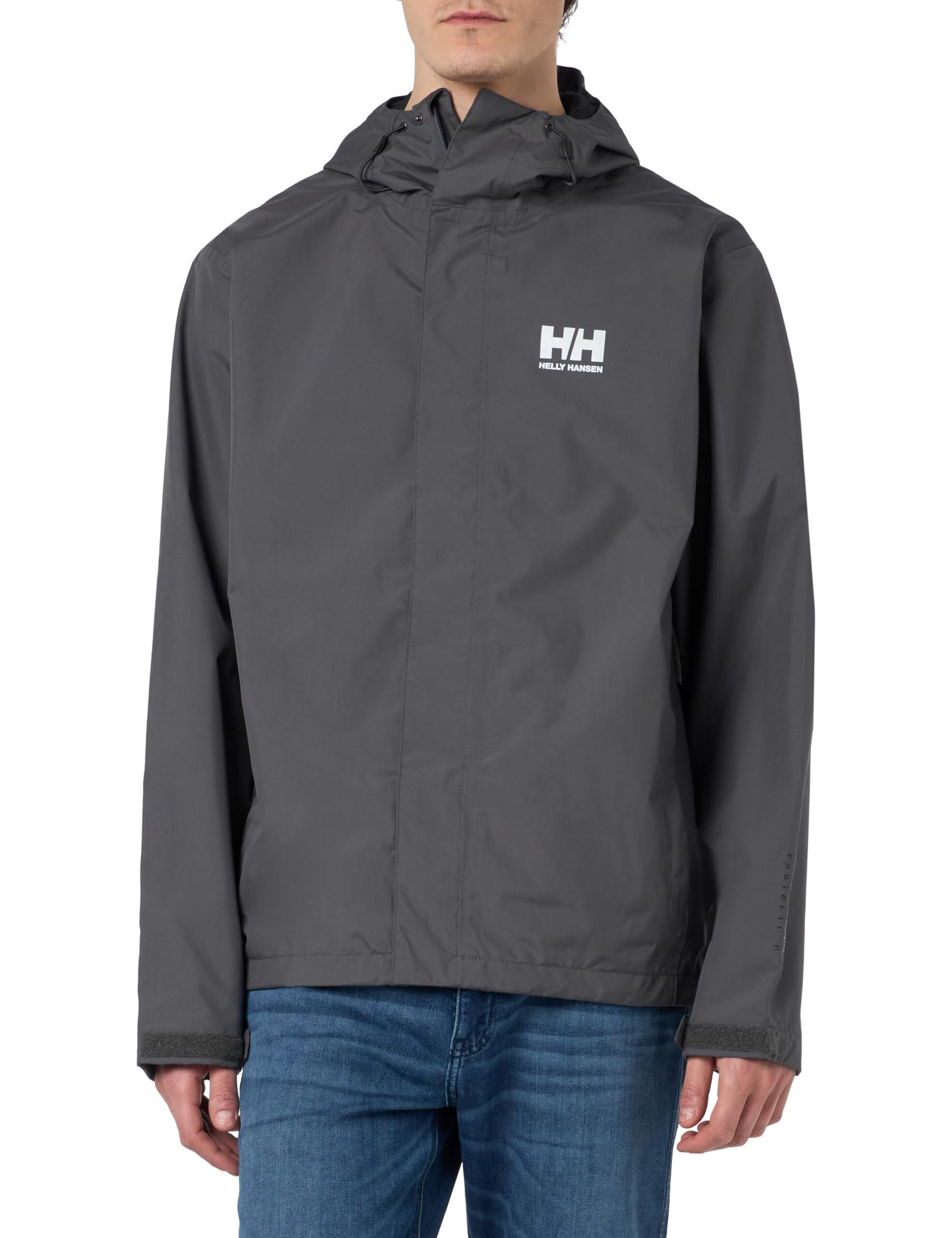 HELLY HANSEN, HH 男士户外防水夹克 透气轻便 四季通用 964 Charcoal X-Large