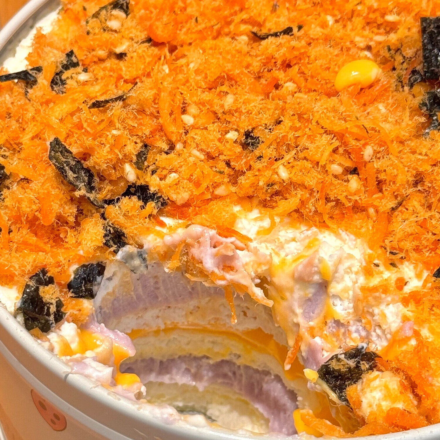 焙尔妈妈奶黄芋泥肉松蛋糕·五寸动物奶油新鲜好吃生日蛋糕下午茶休闲甜品 奶黄芋泥蛋糕铁罐5寸600g*1盒 顺丰发货(下单前请看详情页第一张)