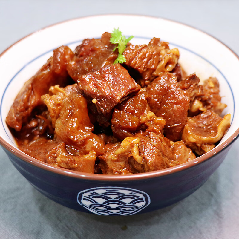 紫光园筋头巴脑500g 加热即食 牛腩牛筋 酱香浓春节也送货