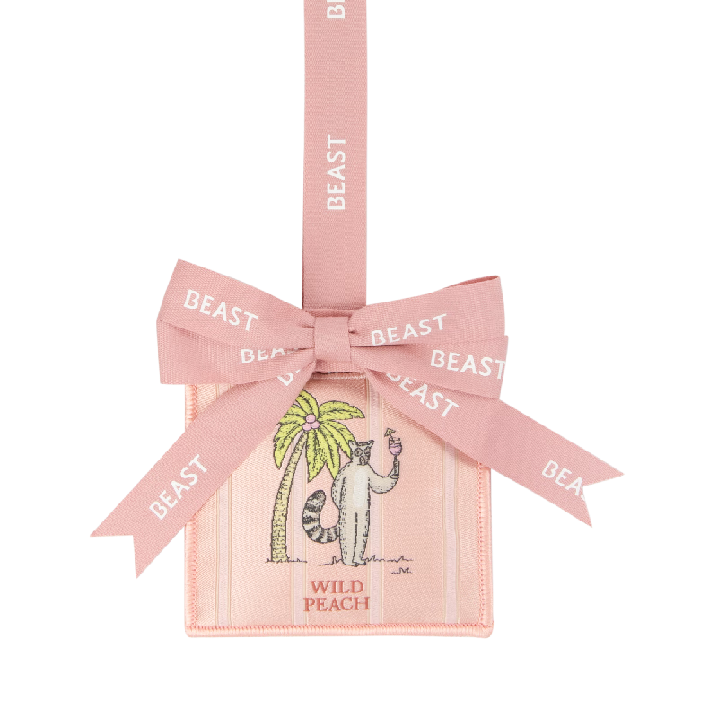 野獸派(THE BEAST)香掛香囊香包車(chē)載香薰汽車(chē)香水擺件車(chē)內裝飾生日禮物 野桃木槿花