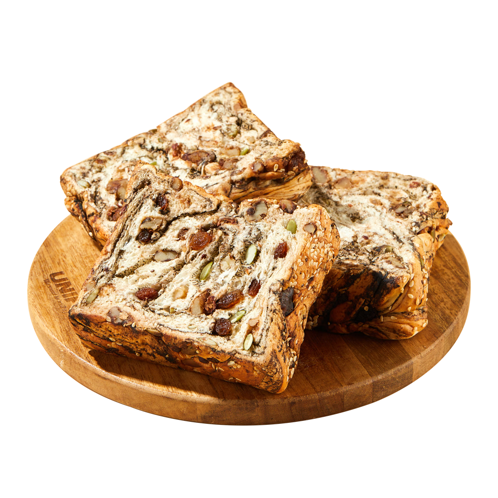 美味壹客坚果吐司400g全麦小面包片无蔗糖手撕早餐零食休闲欧包整箱5包