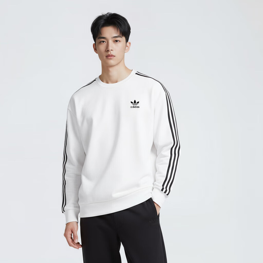 ���ڲ��������ϴ�˹��adidas����Ҷ��ϵ�� �� OVERSIZE CREW Բ������ KD1834 ��ɫ  L  299Ԫ