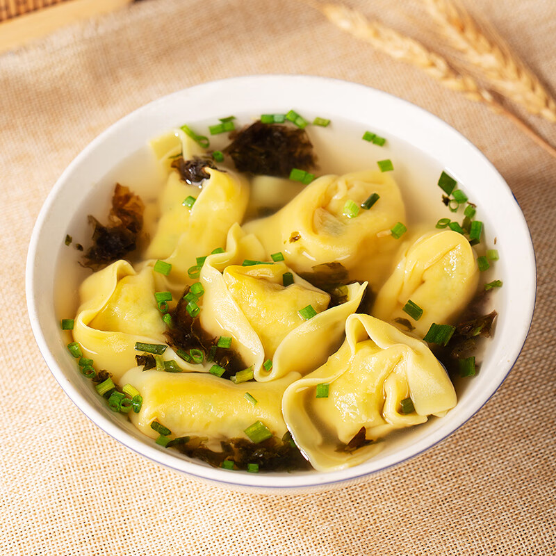 渔夫记99元任选6件 手工鲅鱼黄花鱼虾仁水饺馄饨冷冻速食半成品早餐生鲜 虾仁馄饨156g*1袋