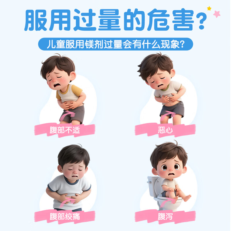 fair&pure芬蓓尔柠檬酸镁补充剂90粒儿童抽动多动症提高专注力集中注意力 柠檬酸镁90粒*1瓶【安全不超量】
