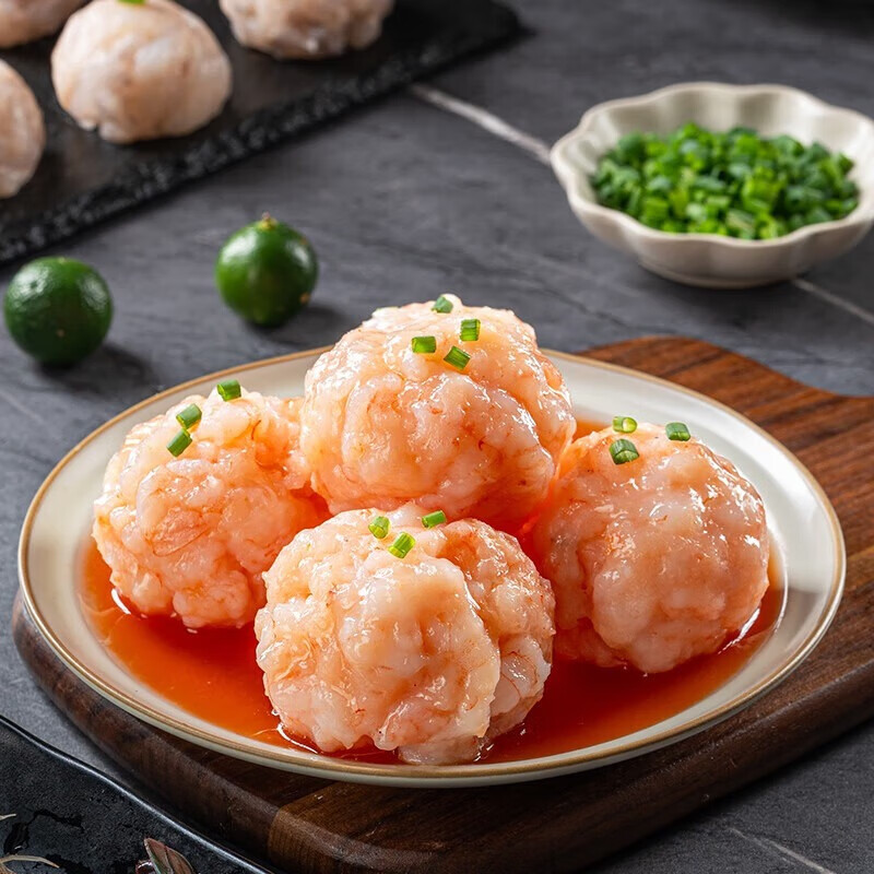 海底捞捞派虾滑100g*4连包虾含量≥95%生鲜涮锅关东煮丸滑丸子火锅食材