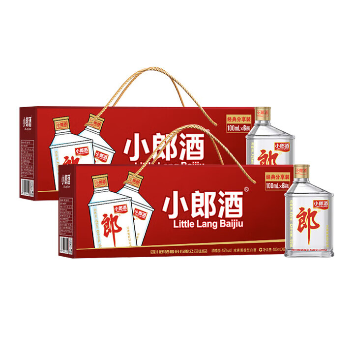 ���ڲ�����LANGJIU/�ɾ� С�ɾƾ���� 45�� Ũ�������� 100ml 12ƿ 160Ԫ