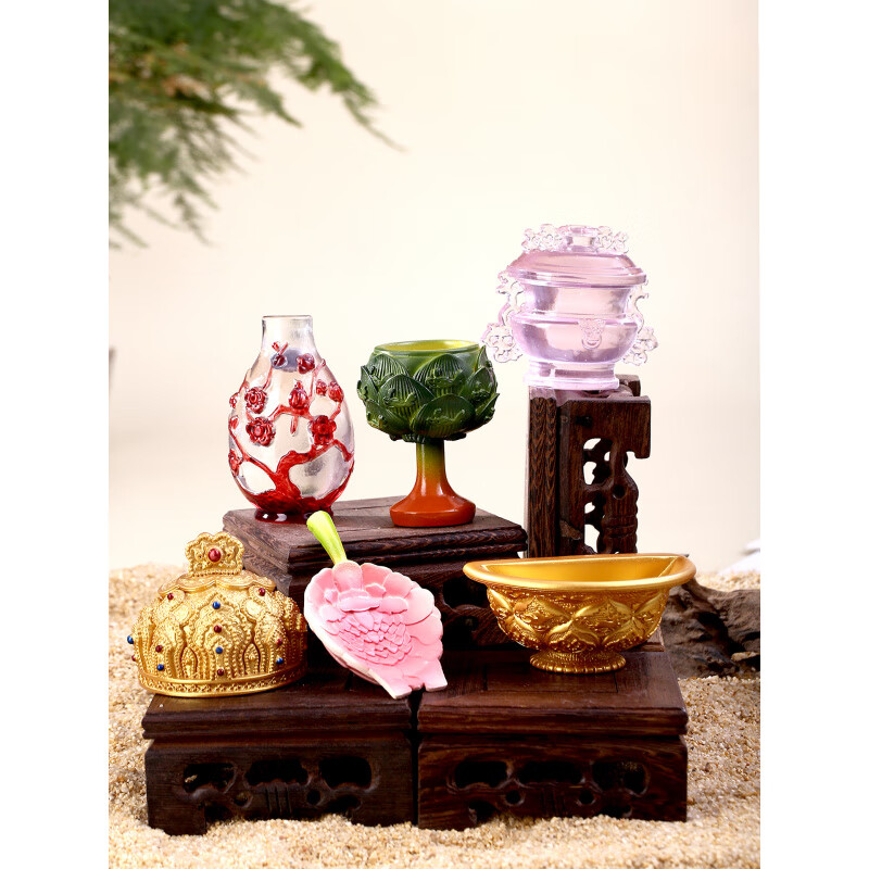 鸳鸯莲花图案金碗冰箱磁石西安文创纪念品陕西历史博物馆收藏纪念 2023金饭碗(陕西历史博物馆.藏)2