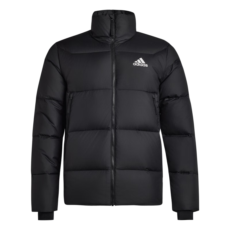 adidas 600蓬舒適休閑保暖鴨絨羽絨服男裝秋冬阿迪達斯官方輕運動(dòng) 黑色   XS  