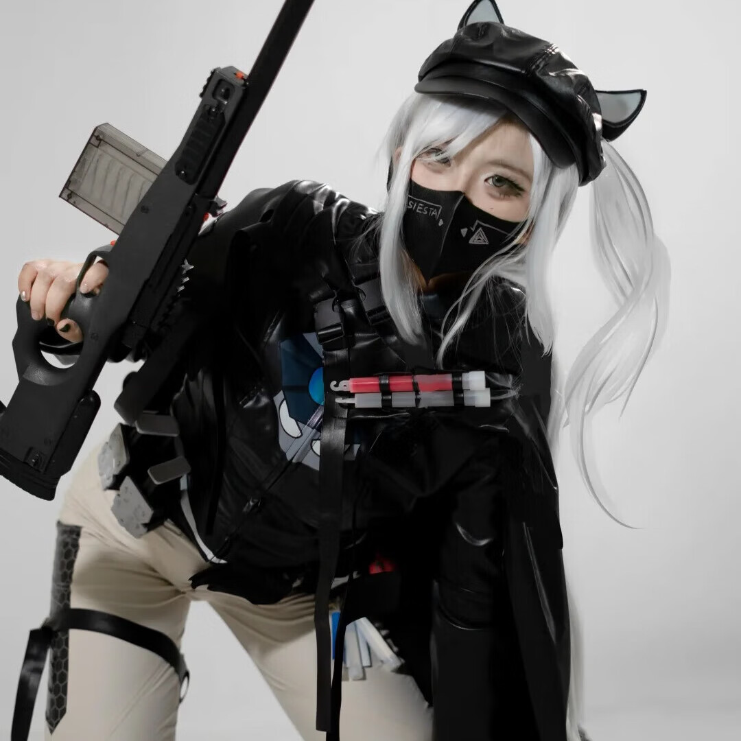 玩家小将三角洲行动露娜cos服全套明日方舟黑天际线联动威龙cosplay