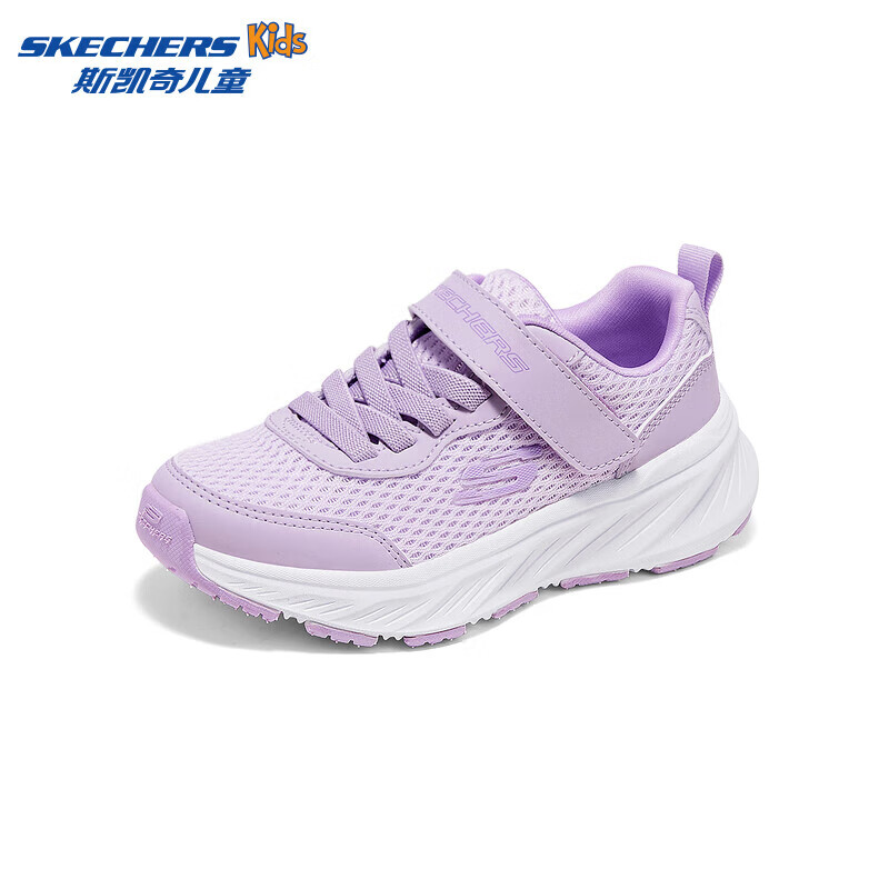 Skechers斯凯奇儿童防滑耐磨休闲运动鞋儿童舒适透气低帮休闲鞋319085L 女童/薰衣草色/LAV 34