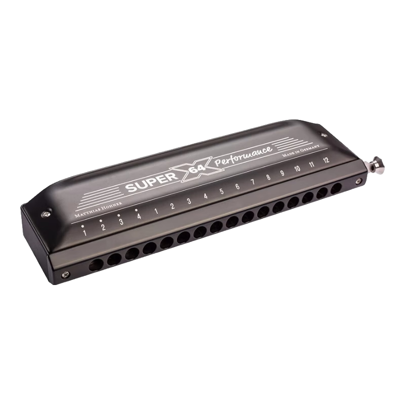 HOHNER德国和来新款Super64X原装进口16孔64音半音阶口琴专业演奏