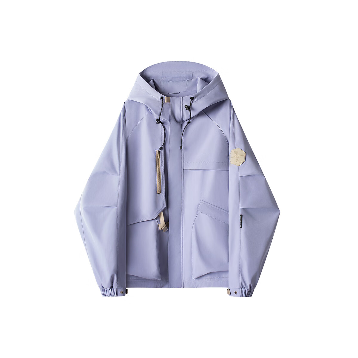 William fox&sons新型三防定制户外面料人体工学立体裁剪机能轻户外仿冲锋夹克男潮 香芋紫 L /50