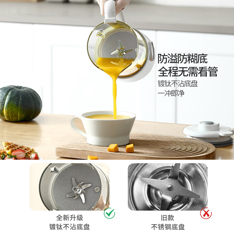 cmlziua德国2025新款家用豆浆机全自动轻音无渣破壁机榨汁机一体免煮免滤 20页精钢刀头破壁机 1.5L