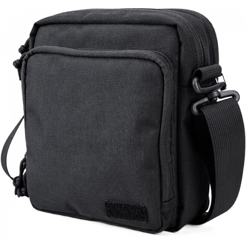 MAXGEAR灰山雀戶外單肩斜挎包 男軍迷休閑運動多功能戰(zhàn)術(shù)斜跨小包 戰(zhàn)術(shù)黑 均碼