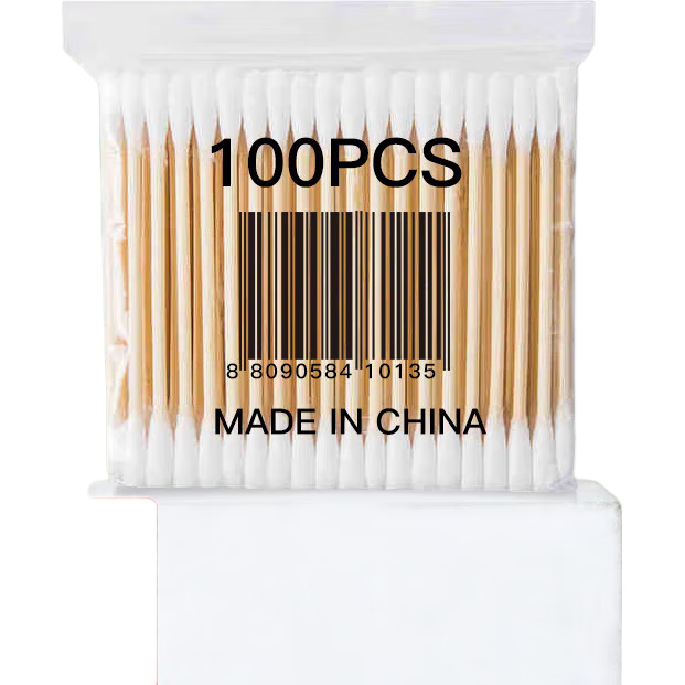 【可拍两单 限时抢购】发光挖耳勺神器发光可视挖耳勺带灯夜光带灯亮灯挖耳勺宝宝成人采耳神器 耳道清理棉签*100