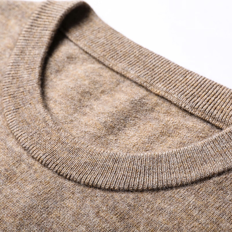 【鹦鹉梨严选】男士羊毛衫圆领100纯羊毛针织衫男装打底毛衣83580 黑色 常规 2XL 185/100A