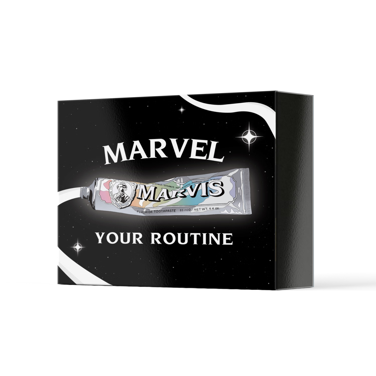 MARVIS瑪爾仕繽紛感官經(jīng)典系列 茉莉海洋85ml*2+亮白10ml*2牙膏套裝