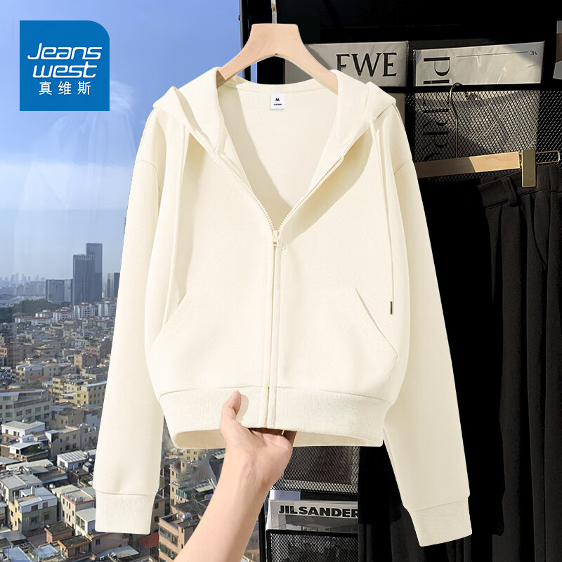 ��ά˹��Jeanswest����ñ��������Ů��������ж̿�����2026�¿���������������ݴ��� ��ɫ ��ɫ XL 49.95Ԫ