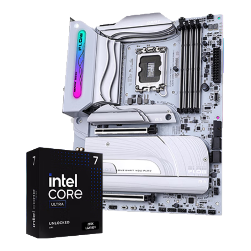 �߲ʺ�Z890/B860/H810����+Ӣ�ض� ��� Ultra 7/5 265K/245KF/230F CPU������װ DIY��װ���� ��U��װ iGame Z890 FLOW ��ө Ultra7 265KFԭ�С�20��20�̡߳� 2799Ԫ