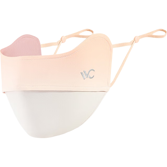 VVC成毅同款防曬口罩面罩女3d立體防紫外線透氣防塵腮紅口罩護眼角 漸變橙（漸變護眼角）.