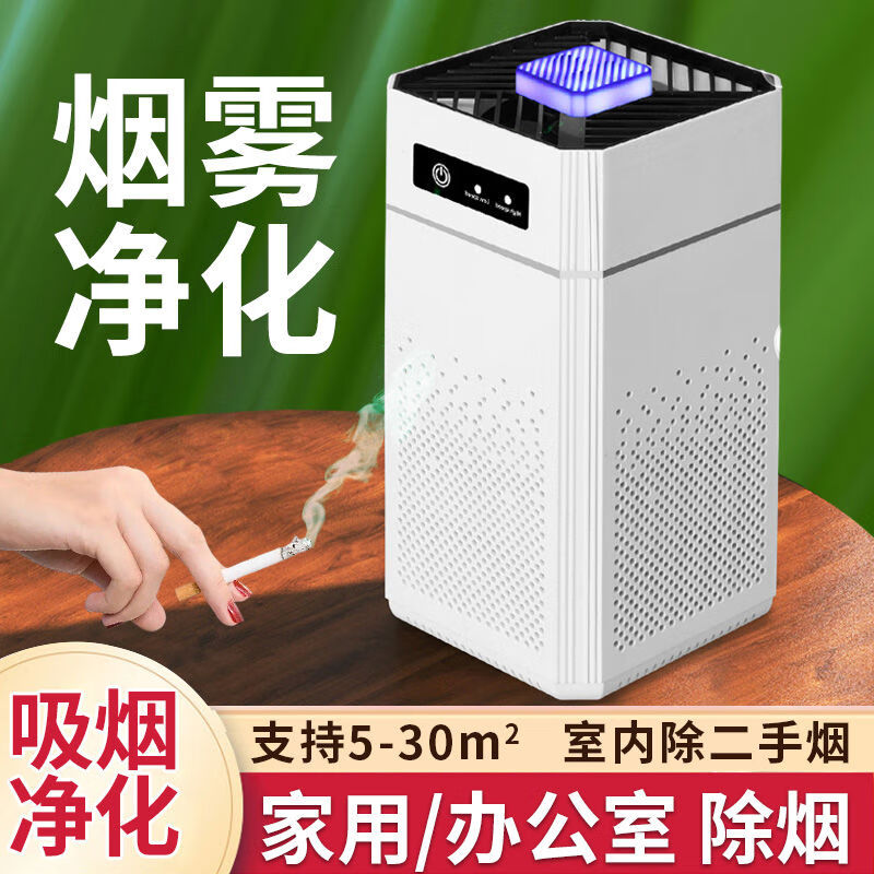 办公室防二手烟神器吸烟净化器空气除烟味室内排烟器抽烟烟雾家用