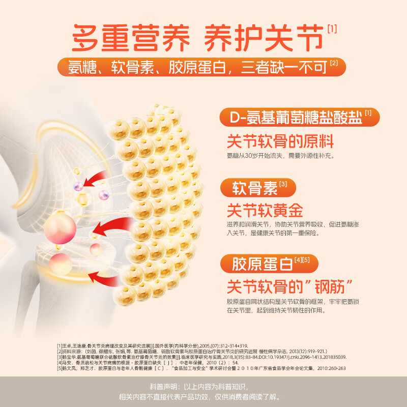 东诚药业佳宝林氨糖软骨素60粒强免疫护关节官方旗舰店正品中老年 1瓶尝鲜【贵在运费 推荐周期装】