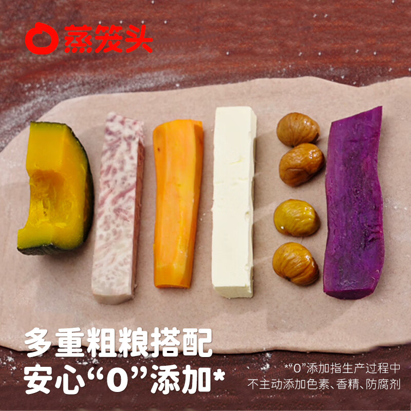 蒸笼头五谷丰登馒头 营养早餐速食半成品杂粮馒头 五谷丰登馒头200g*5袋