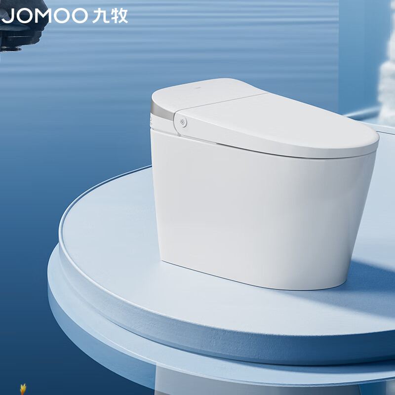 九牧（JOMOO）无水压限制轻智能马桶脚感翻盖翻圈无棱内壁SQ8640-SA-CJM305坑距