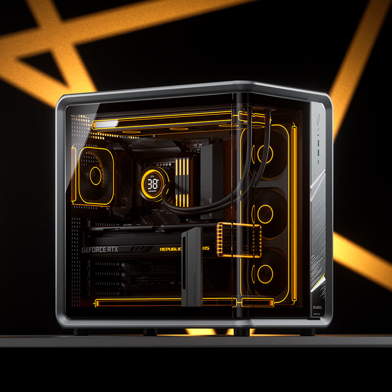 ��˼����JONSBO��BO400CG ATX���溣�������� ��360ˮ��/5V ARGB��Ч/10����λ/���Ͻ��Կ�֧��/�� 1574Ԫ